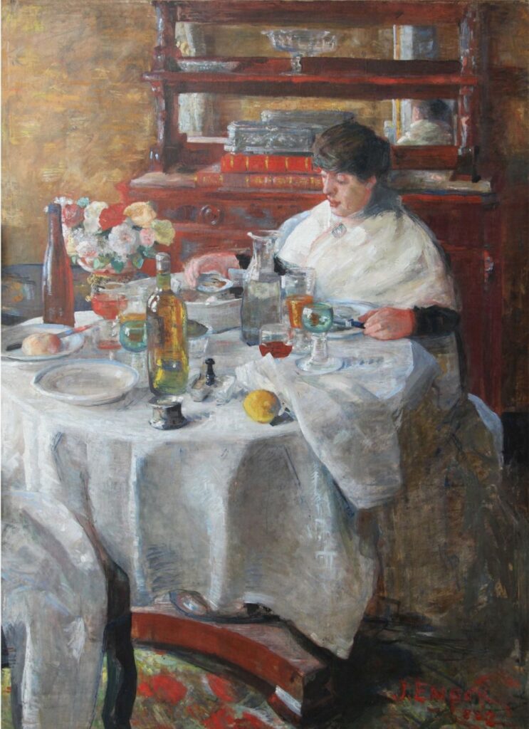 La Mangeuse d'huîtres, de James Ensor