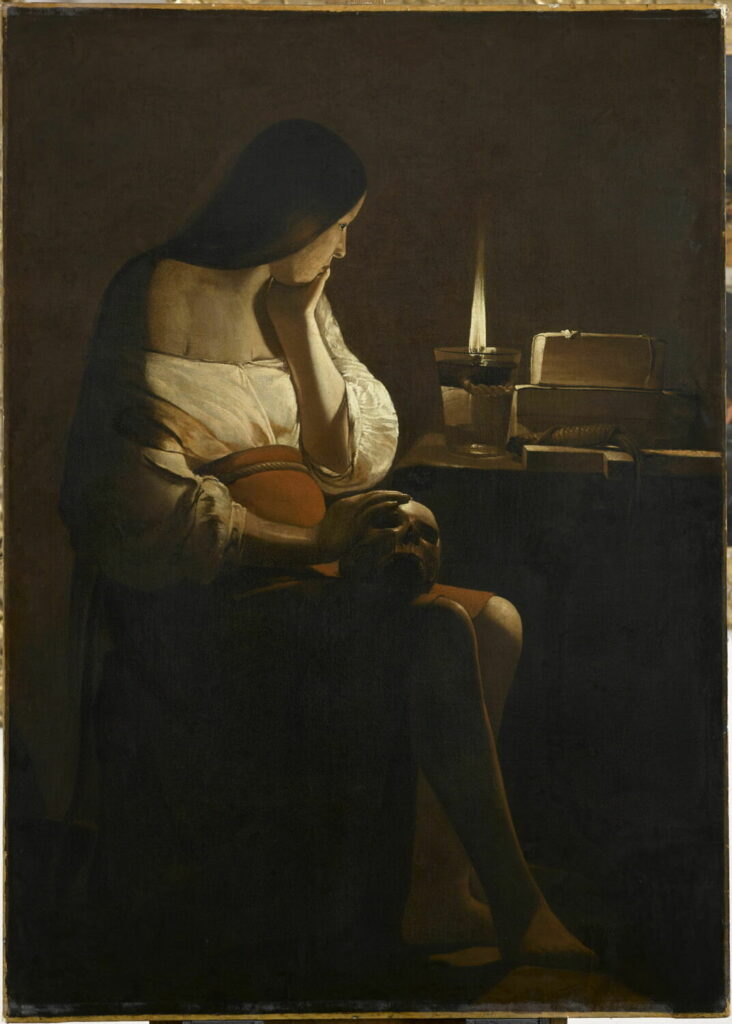 La Madeleine à la veilleuse, dite La Madeleine Terff, Georges de la Tour