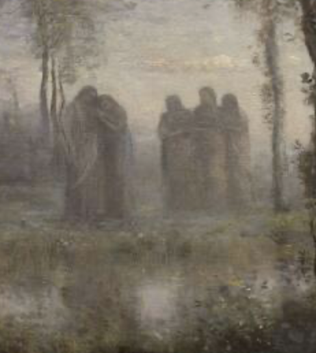 Orphée ramenant Eurydice des Enfers de Corot